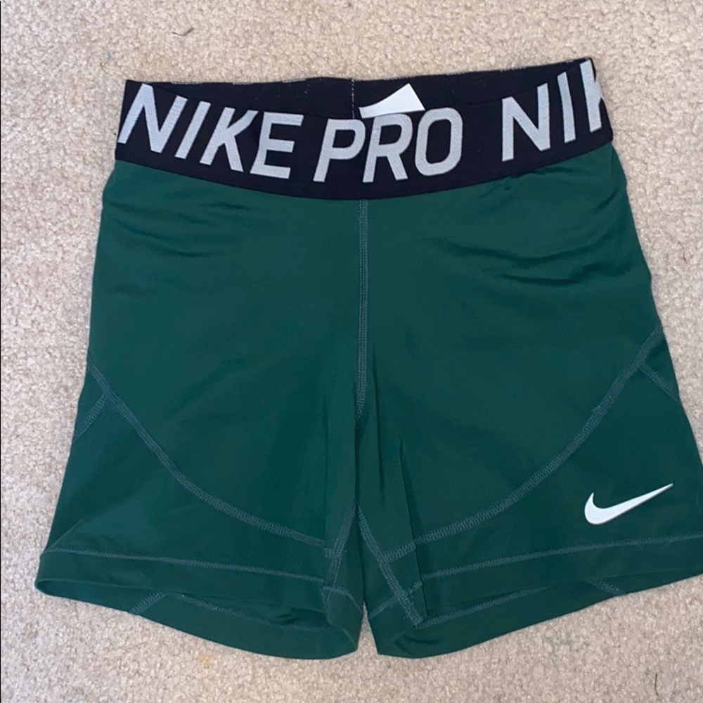 Green Nike Pros